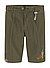 Shorts Jerry, Leinen-Baumwolle, militare - militare