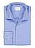 Hemd Cover Shirt, Modern, Twill blickdicht, Kent, blau - blau