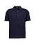 Polo-Shirt, Waffel-Piqué, marine - marine