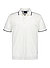 Polo-Shirt, Jersey, weiß - weiß
