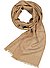 Schal, Hanf-Baumwolle, braun - braun
