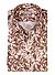 Kurzarmhemd, Comfort, Baumwolle, Kent, braun-rosé floral - braun