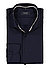 Hemd, Tailored, Baumwolle, Kent, nachtblau - nachtblau
