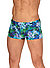 Trunk RED2559, Mikrofaser-Stretch, blue flower - blue
