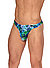 String RED2559, Mikrofaser-Stretch, blue flower - blue