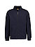Sweatjacke, Baumwoll-Piqué, dunkelblau - dunkelblau