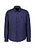 Hemd, Regular, Reines Leinen, Button-Down, dunkelblau - dunkelblau
