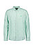 Hemd, Regular, Reines Leinen, Button-Down, grün gestreift - grün
