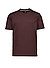 T-Shirt Thompson, Baumwolle, dunkelbraun - dunkelbraun