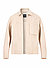 Overshirt Molot, Ziegenvelours, beige - beige