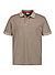 Polo-Shirt Ambrosian, Bio Baumwoll-Piquè, greige - greige