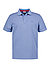 Polo-Shirt Ambrosian, Bio Baumwoll-Piquè, hellblau - hellblau
