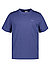 T-Shirt Alphis, Baumwolle, blau - blau
