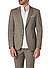 Sakko Herby, Slim Fit, Wolle-Stretch, greige meliert - greige