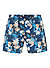 Badeshorts Piranha, Mikrofaser, blau floral - hellblau
