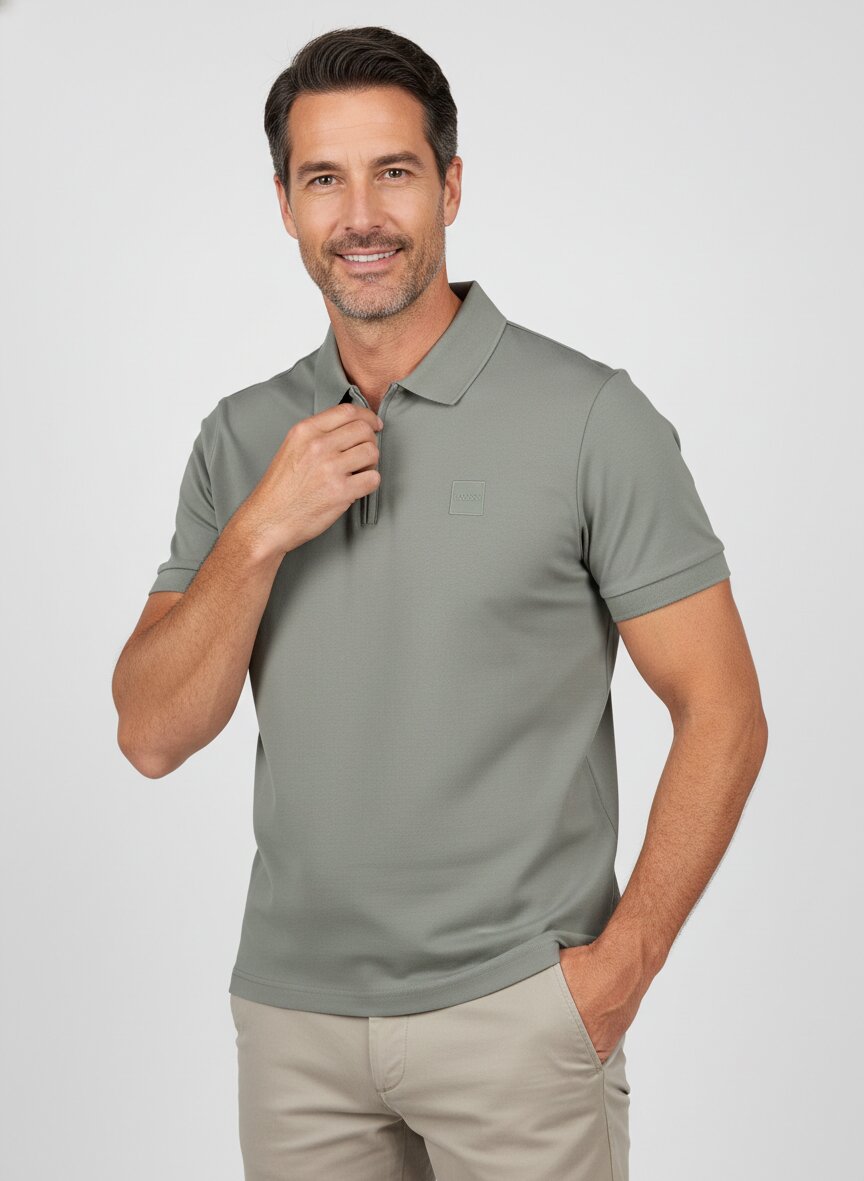 BOSS Orange Polo-Shirt Passerzip 50537507/076