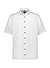 Kurzarmhemd, Comfort, Baumwolle, Kent, Brusttasche, weiß - weiß