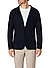Strick-Sakko, Baumwolle ungefüttert, navy - navy