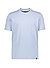 T-Shirt, Regular, Baumwolle geruchshemmend, hellblau - hellblau