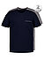 T-Shirts, Baumwoll-Stretch, dunkelblau-grau - dunkelblau-grau