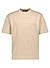 T-Shirt, Baumwoll-Strick, sand - sand