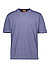 T-Shirt Crowe, Strick, graublau - graublau