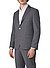 Sakko, Schurwoll-Stretch, grau meliert - dunkelgrau