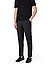 Hose Schurwoll-Stretch, schwarz meliert - schwarz