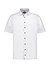 Kurzarmhemd, Comfort, Baumwolle, Kent, Brusttasche, weiß - weiß