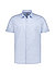 Kurzarmhemd, Body, Baumwoll-Stretch, Kent, bleu - bleu