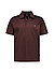 Polo-Shirt Parris, Baumwoll-Jersey mercerisiert, dunkelbraun - dunkelbraun