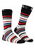 Socken, Baumwolle, multicolor gestreift - multicolor