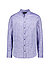 Hemd, Reines Leinen, Stehkragen, blau - blau
