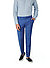 Hose Blayr, Slim Fit, Wolle-Stretch, blau meliert - blau