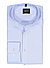 Hemd, Modern, Oxford, Stehkragen, blau - blau