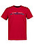 T-Shirt, Regular Fit, Baumwolle, rot - rot