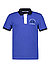 Polo-Shirt, Slim Fit, Baumwoll-Piqué, blau - blau