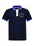 Polo-Shirt, Slim Fit, Baumwoll-Piqué, navy - navy