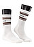 Socken, Baumwolle, taupe meliert - creme