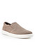 Slip-On, Veloursleder, navy - taupe