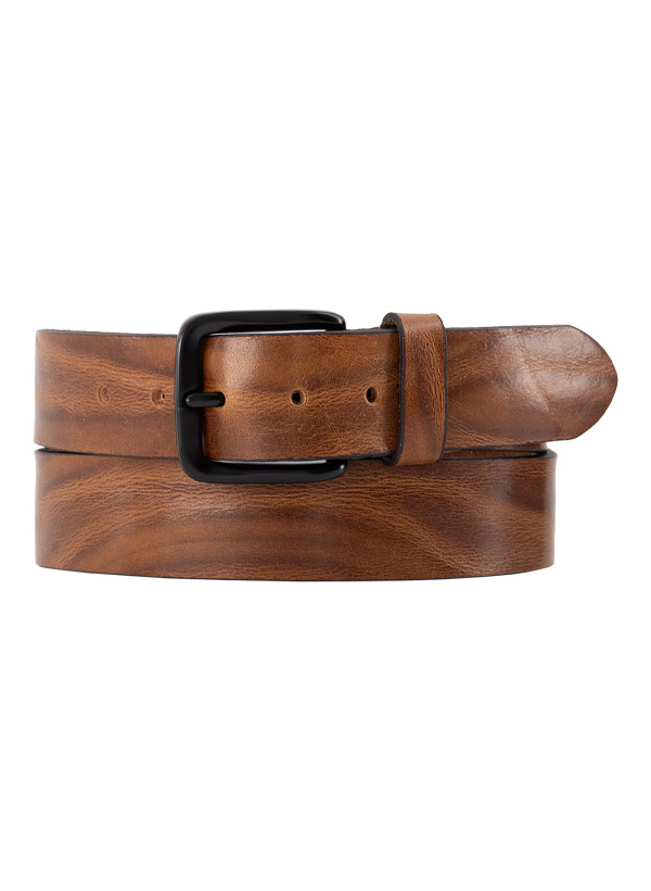Lindenmann Herren Gürtel cognac Glattleder