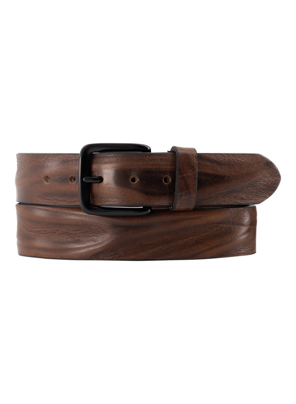 Lindenmann Herren Gürtel braun Glattleder