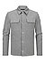 Overshirt MSOhio, Doubleface-Piqué, grau - grau
