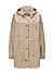 Parka MSKerri in legerer Passform - ohne Futter - sand