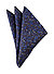 Einstecktuch, Seide, marine floral - navy
