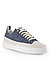 Sneaker, Leder-Canvas, jeans - kanvas jeans