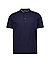 Polo-Shirt, Bio-Baumwolle, Piqué, marine - marine