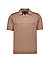 Polo-Shirt, Baumwolle-Lyocell, Strick, nougat - nougat