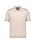 Polo-Shirt, Baumwolle-Lyocell, Strick, beige - beige