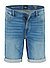 Jeansshorts Houston, Regular Fit, Soft-Denim, blau - blau